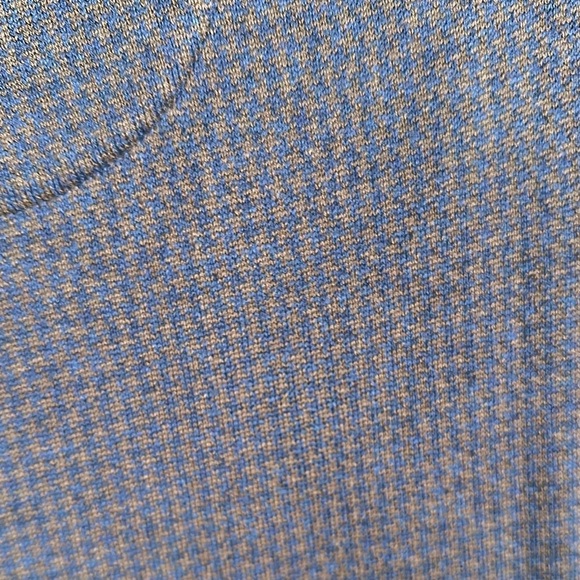 Jos. A. Bank Men’s Blue and Brown Houndstooth Sweater Vest - Picture 6 of 9